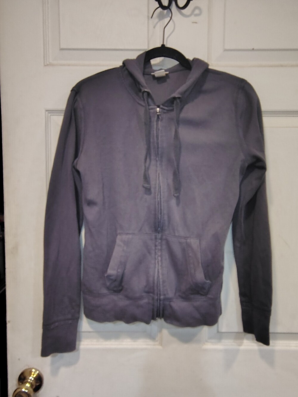 Mossimo Supply Co. Women's Size M Grey Zip-Up Athletic Hoodie